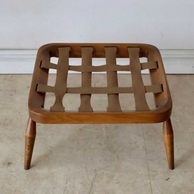 アーコール（ERCOL）スツール・オットマン　日本が世界に誇る尾州ウールにて張替済み　商品番号【020050】