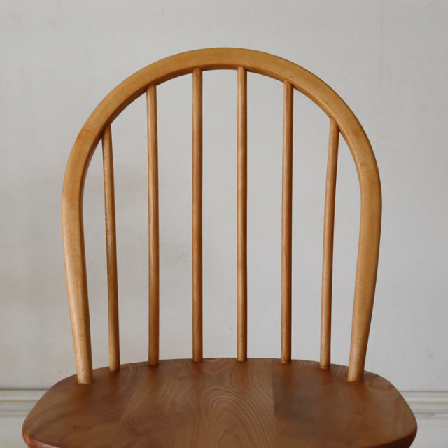 アーコール（ERCOL）フープバックチェア６本バー４脚セット【無垢】商品番号【021042】