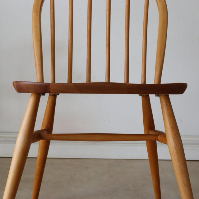 アーコール（ERCOL）フープバックチェア６本バー４脚セット【無垢】商品番号【021042】