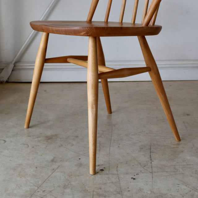 アーコール（ERCOL）フープバックチェア６本バー４脚セット【無垢】商品番号【021042】