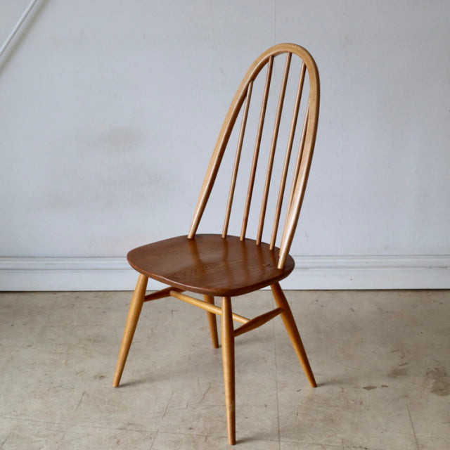 アーコール（ERCOL）クエーカーチェア【ナチュラル】４脚セット　商品番号【021059b】