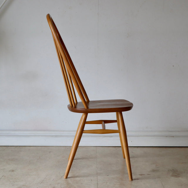 アーコール（ERCOL）クエーカーチェア【ナチュラル】４脚セット　商品番号【021059b】