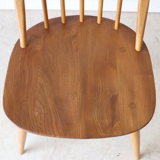アーコール（ERCOL）クエーカーチェア【ナチュラル】４脚セット　商品番号【021059b】