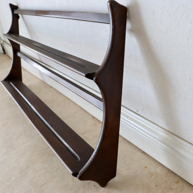 アーコール（Ercol）製プレートラック壁掛け　ウォールラック　商品番号【021075】
