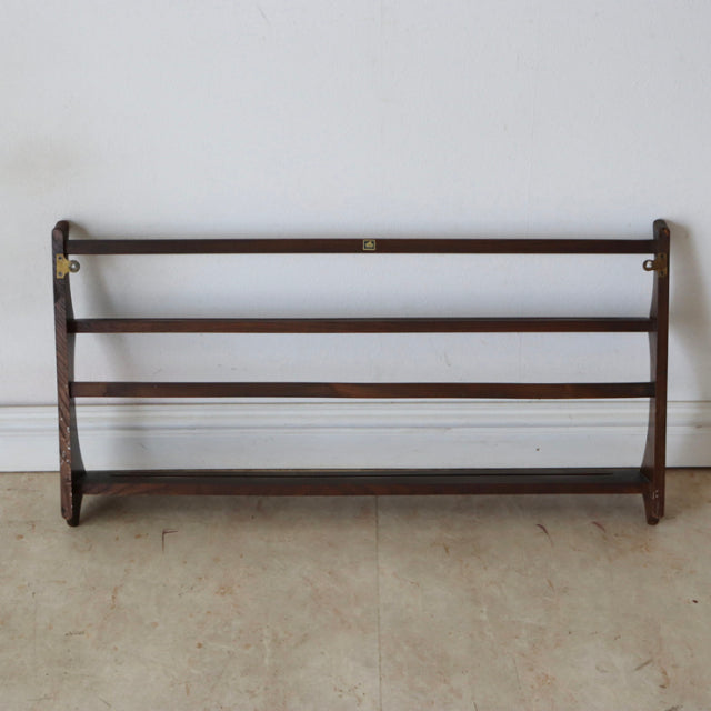 アーコール（Ercol）製プレートラック壁掛け　ウォールラック　商品番号【021075】