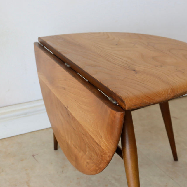 アーコール（ERCOL）ドロップリーフコーヒーテーブル【ブラウン】【美品】　商品番号【021080】