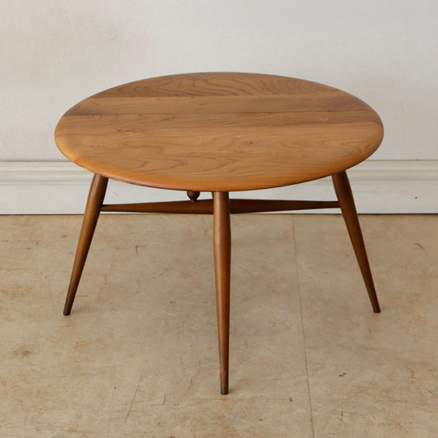 アーコール（ERCOL）ドロップリーフコーヒーテーブル【ブラウン】【美品】　商品番号【021080】