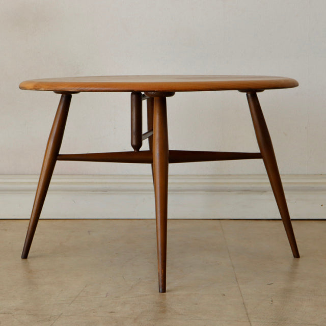 アーコール（ERCOL）ドロップリーフコーヒーテーブル【ブラウン】【美品】　商品番号【021080】