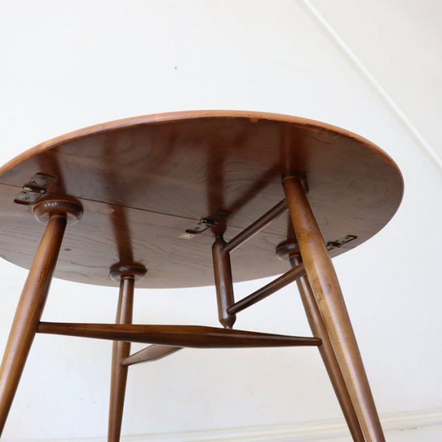 アーコール（ERCOL）ドロップリーフコーヒーテーブル【ブラウン】【美品】　商品番号【021080】