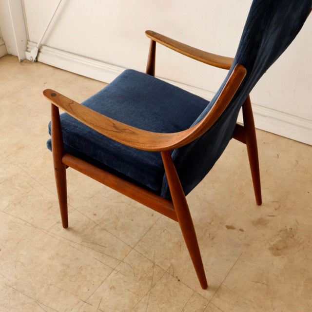 Peter Hvidt & Orla Molgaard-Nielsen アームソファ　デンマーク製　商品番号【021082a】