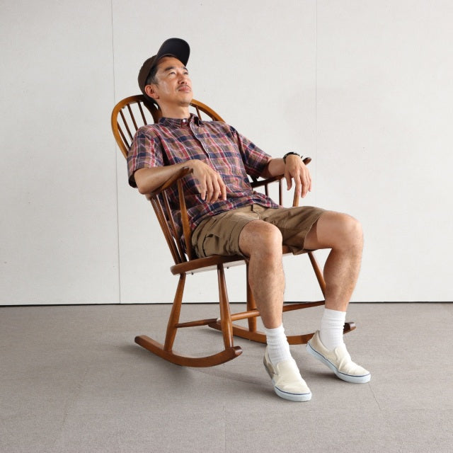 アーコールERCOL　 SWAN BACK ロッキングチェア　商品番号26149