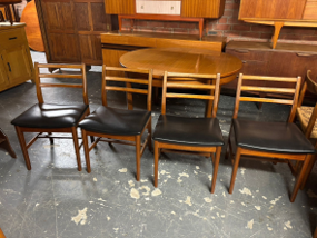 【comingsoon!】　TEAK CHAIR / BLACK VINYL SEAT　ItemCode-27035d