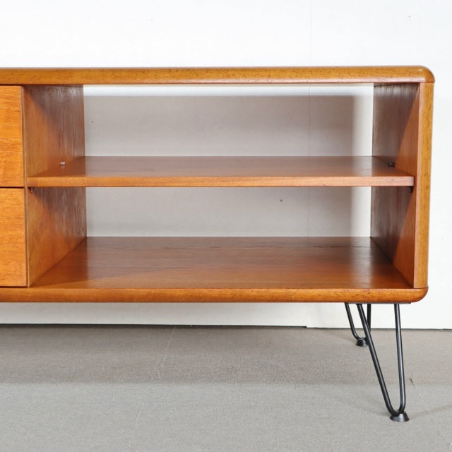 MEREDEW製テレビボード　　アイアンレッグカスタムチーク材1960~70s　ItemCode-26084