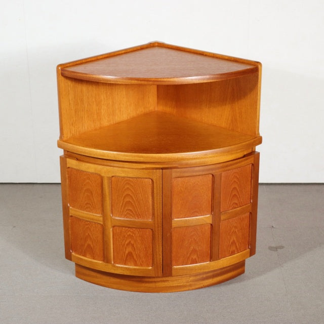 ネイサンNATHAN製コーナーキャビネット｜チーク材｜1960~70s　商品番号29101b