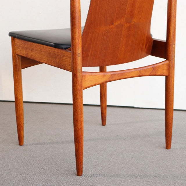 Y様引き取り専用！　TEAK CHAIR/CURVED BACK 　商品番号26036b
