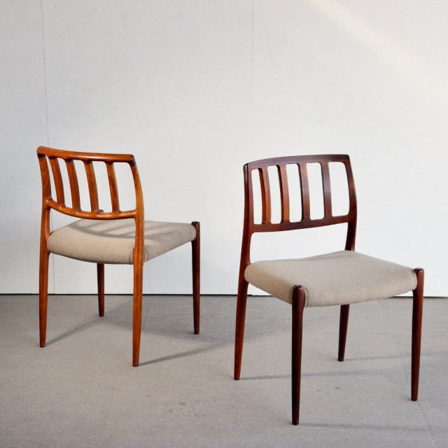 【職人２０％】　J.L.モラー（J.L.Moller）No.83　デンマーク製ダイニングチェア　商品番号27022c