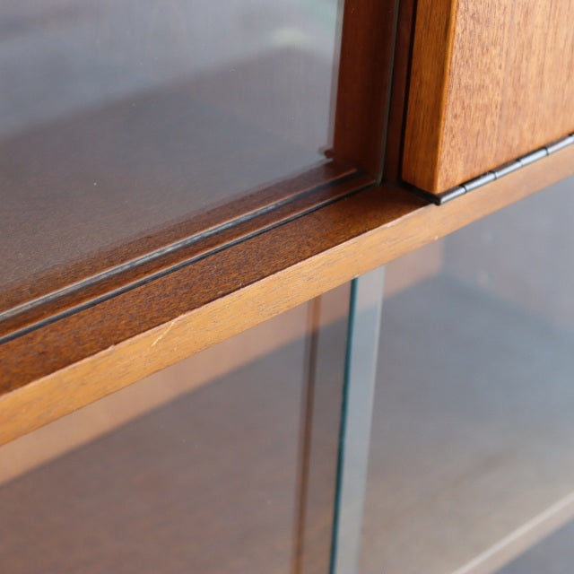 「親方特製ごった煮」　ヴィンテージ　ガラスキャビネット　商品番号27148