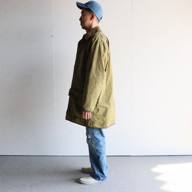 バブアー Barbour size42 BORDER 2CROWN YKK棒ZIP 85年製 オイル抜きandクリーニング済み　23088a | 送料込