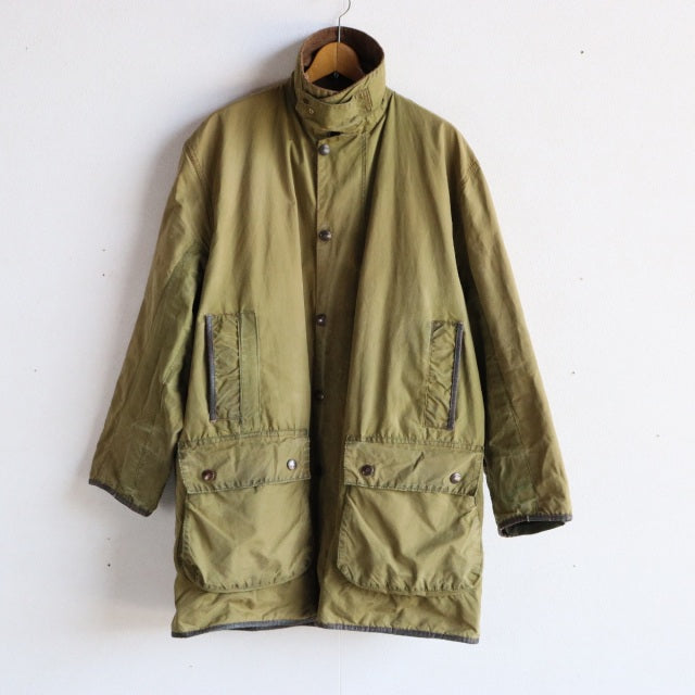 バブアー Barbour size42 BORDER 2CROWN YKK棒ZIP 85年製 オイル抜きandクリーニング済み　23088a | 送料込