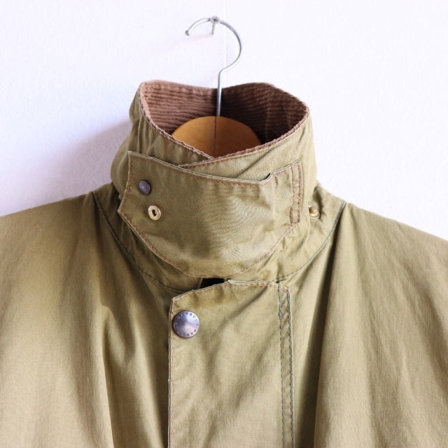 バブアー Barbour size42 BORDER 2CROWN YKK棒ZIP 85年製 オイル抜きandクリーニング済み　23088a | 送料込