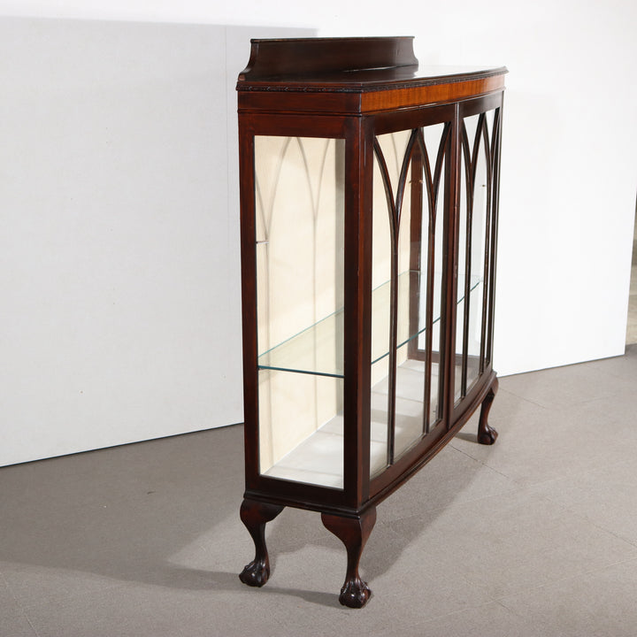1920's英国アンティークガラスキャビネット | ItemCode-WOLD30 | 送料込 【カブいております】