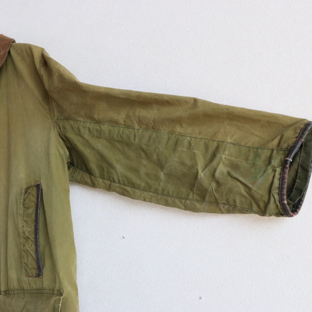 バブアー Barbour size42 BORDER 2CROWN YKK棒ZIP 85年製 オイル抜きandクリーニング済み　23088a | 送料込