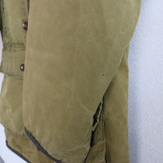 バブアー Barbour size42 BORDER 2CROWN YKK棒ZIP 85年製 オイル抜きandクリーニング済み　23088a | 送料込