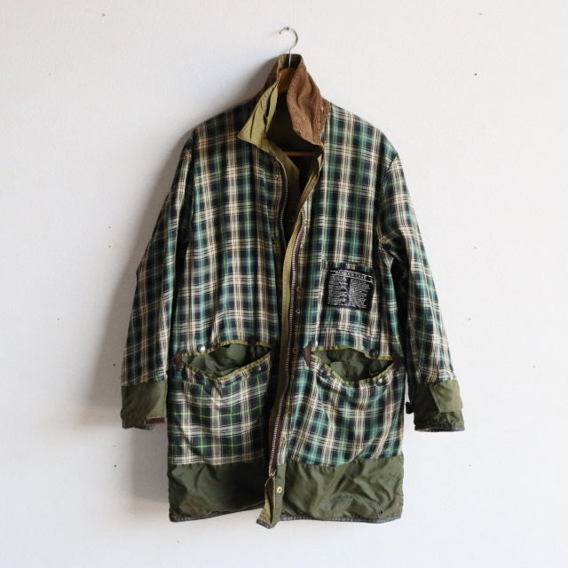 バブアー Barbour size42 BORDER 2CROWN YKK棒ZIP 85年製 オイル抜きandクリーニング済み　23088a | 送料込