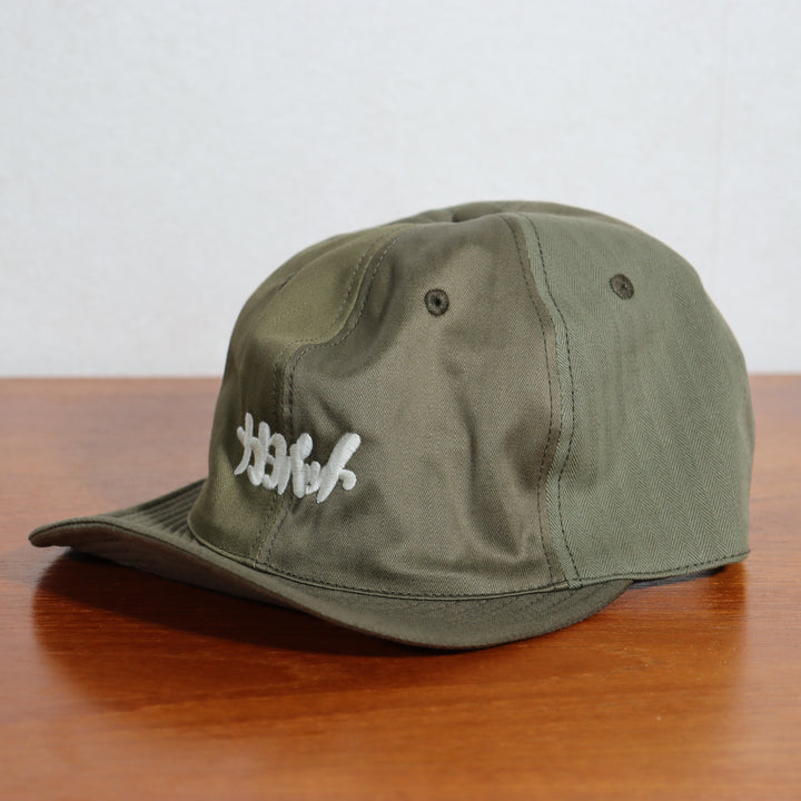 【comingsoon!】帽子カタパットキャップ　オリーブグリーン | ItemCode-APRL01 | 送料込 |