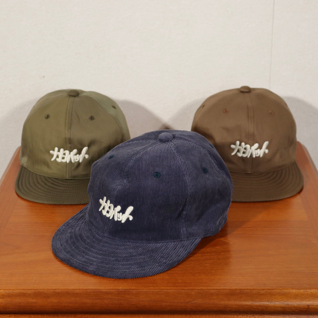 【comingsoon!】帽子カタパットキャップ　ネイビーコーデュロイ | ItemCode-APRL03 | 送料込 |