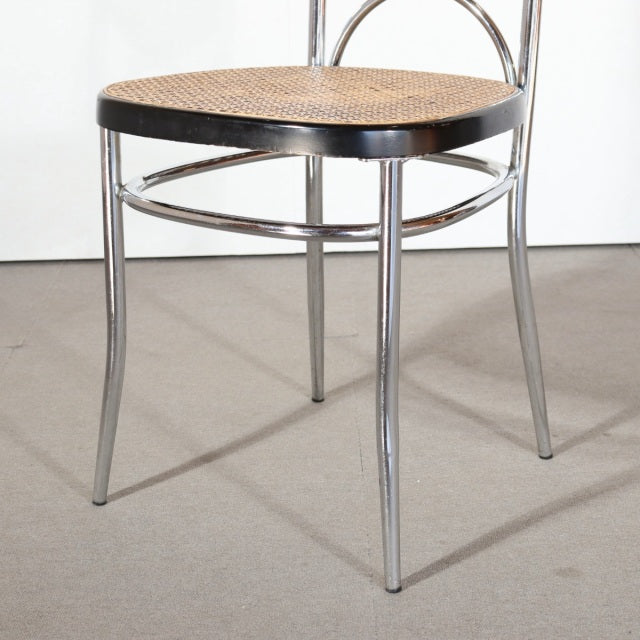 トーネットThonet NO. 17 クロム ハイバックチェア ItemCode-23133b | 送料込