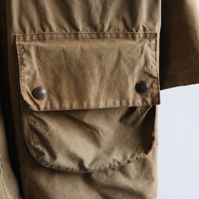 バブアー Barbour size42 Solway Zipper 2CROWN ブラウン オイル抜きandクリーニング済み　23088d | 送料込