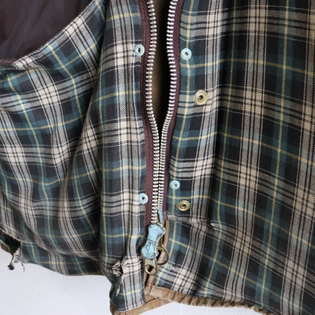 バブアー Barbour size42 Solway Zipper 2CROWN ブラウン オイル抜きandクリーニング済み　23088d | 送料込