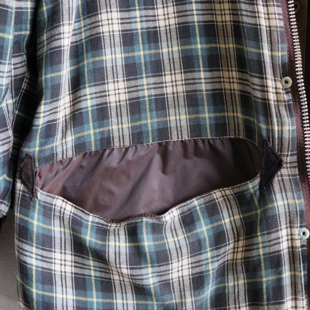 バブアー Barbour size42 Solway Zipper 2CROWN ブラウン オイル抜きandクリーニング済み　23088d | 送料込