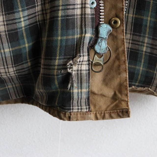バブアー Barbour size42 Solway Zipper 2CROWN ブラウン オイル抜きandクリーニング済み　23088d | 送料込