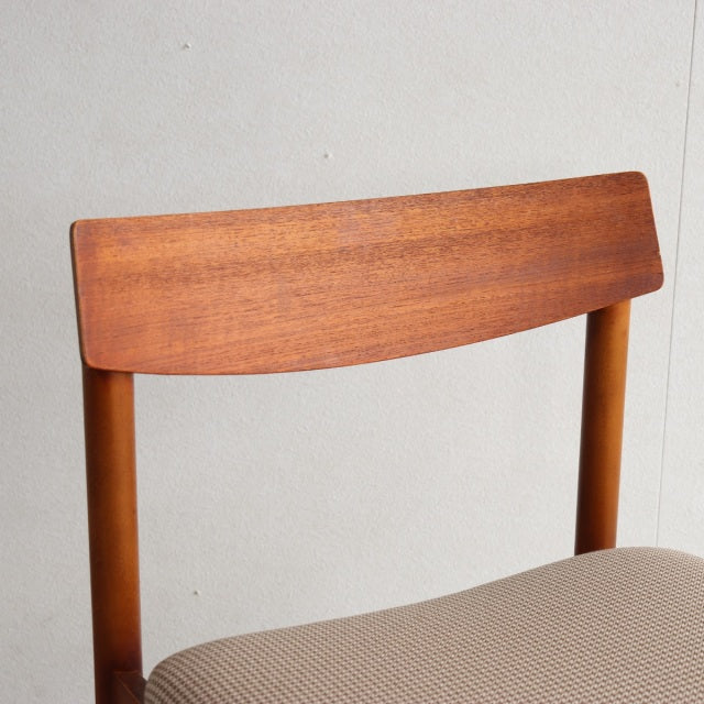 VINTAGE TEAK DINING CHAIR ヴィンテージダイニングチェア チーク材　座面張替済　商品番号23187a