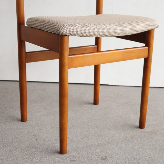 VINTAGE TEAK DINING CHAIR ヴィンテージダイニングチェア チーク材　座面張替済　商品番号23187a