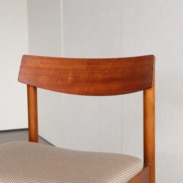 VINTAGE TEAK DINING CHAIR ヴィンテージダイニングチェア チーク材　座面張替済　商品番号23187a