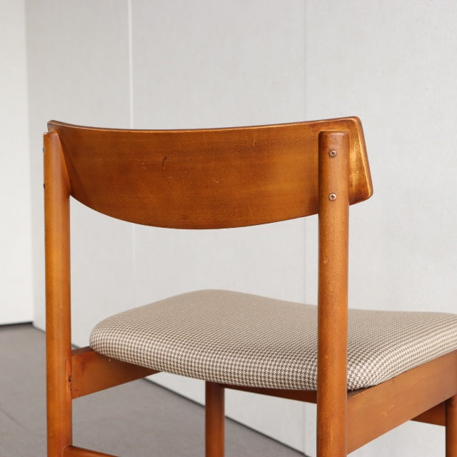 VINTAGE TEAK DINING CHAIR ヴィンテージダイニングチェア チーク材　座面張替済　商品番号23187a