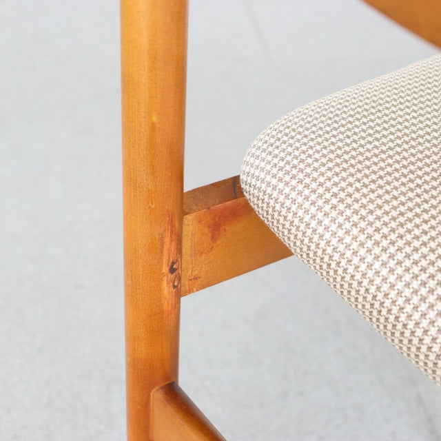 VINTAGE TEAK DINING CHAIR ヴィンテージダイニングチェア チーク材　座面張替済　商品番号23187a