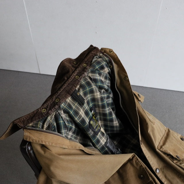 バブアー Barbour size42 Solway Zipper 2CROWN ブラウン オイル抜きandクリーニング済み　23088d | 送料込