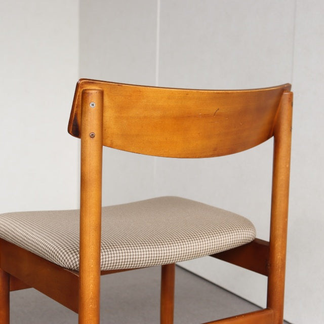 VINTAGE TEAK DINING CHAIR ヴィンテージダイニングチェア チーク材　座面張替済　商品番号23187a
