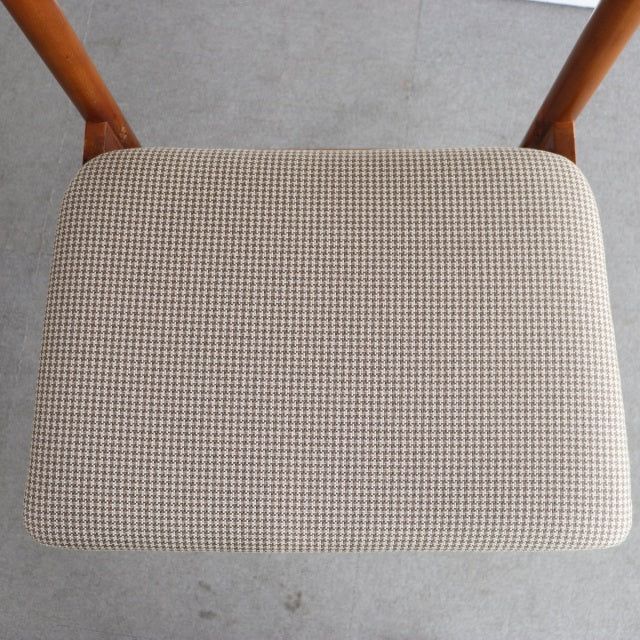VINTAGE TEAK DINING CHAIR ヴィンテージダイニングチェア チーク材　座面張替済　商品番号23187a