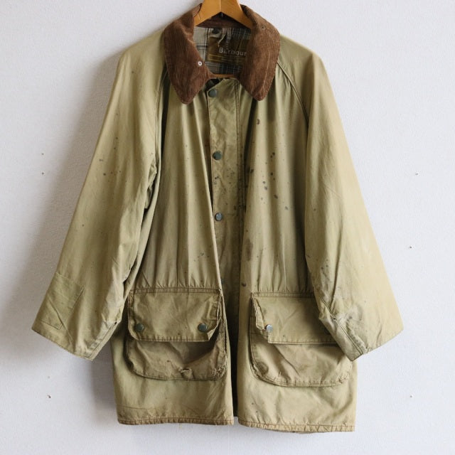 バブアー Barbour GAMEFAIR 1CROWN イエロータグ オイル抜きandクリーニング済み　23088e | 送料込
