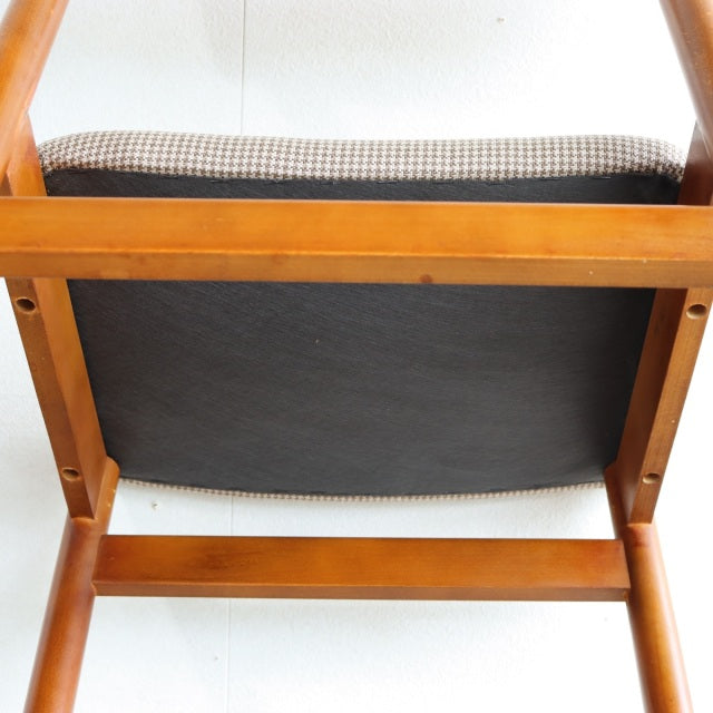 VINTAGE TEAK DINING CHAIR ヴィンテージダイニングチェア チーク材　座面張替済　商品番号23187a