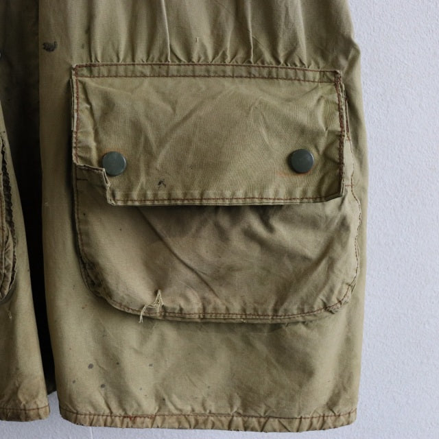 バブアー Barbour GAMEFAIR 1CROWN イエロータグ オイル抜きandクリーニング済み　23088e | 送料込