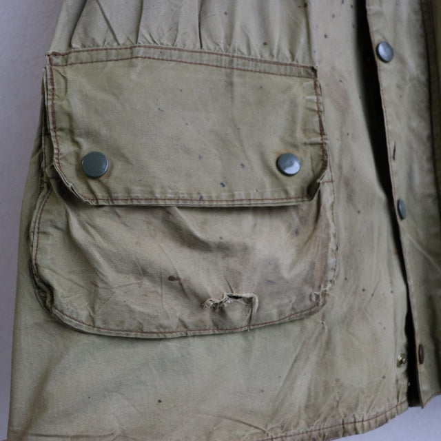 バブアー Barbour GAMEFAIR 1CROWN イエロータグ オイル抜きandクリーニング済み　23088e | 送料込