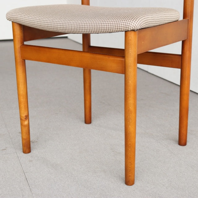 K様専用！【送料込み】　2脚目以降割引あり　VINTAGE TEAK DINING CHAIR ヴィンテージダイニングチェア チーク材　座面張替済　商品番号23187b