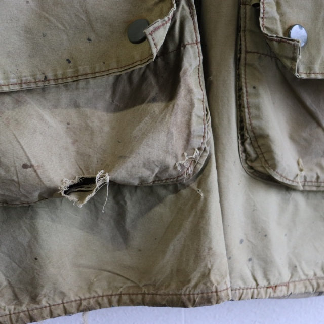 バブアー Barbour GAMEFAIR 1CROWN イエロータグ オイル抜きandクリーニング済み　23088e | 送料込