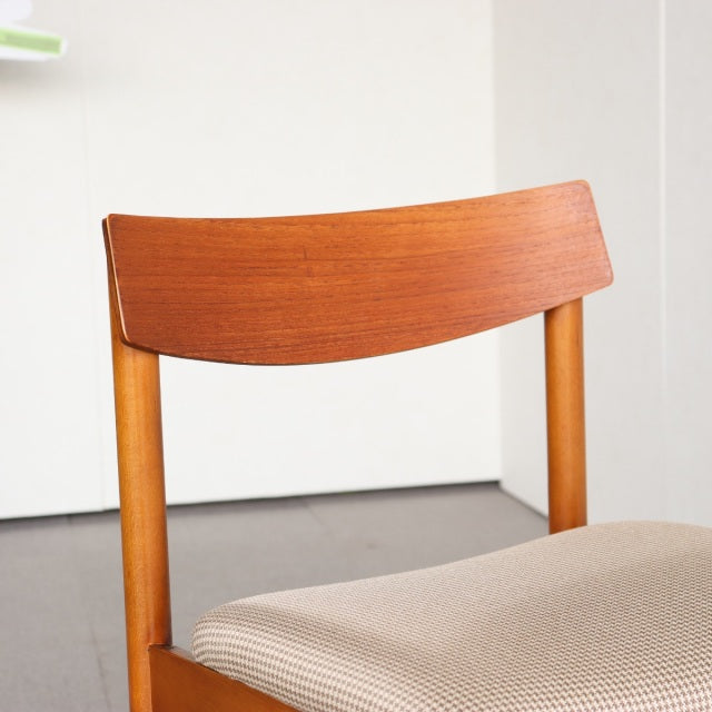VINTAGE TEAK DINING CHAIR ヴィンテージダイニングチェア チーク材　座面張替済　商品番号23187c